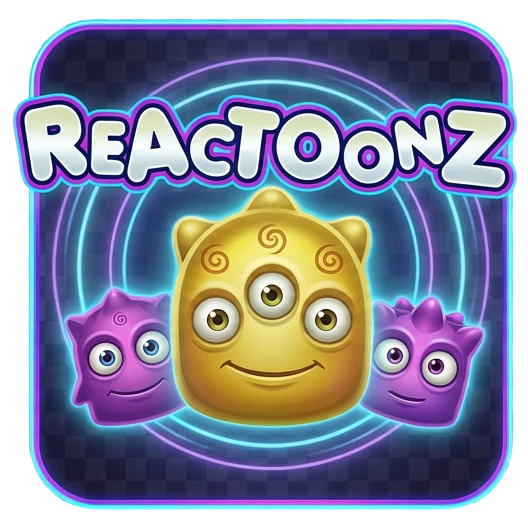 Λογότυπο ιστότοπου — Παίξτε το Reactoonz slot online σε καζίνο με μπόνους και δωρεάν περιστροφές